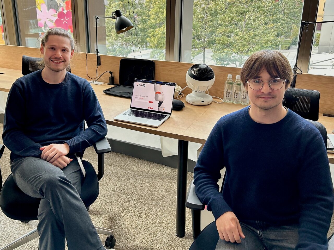 O-ID のヤコブセンCEO（左）とゴルムゾフ CTO