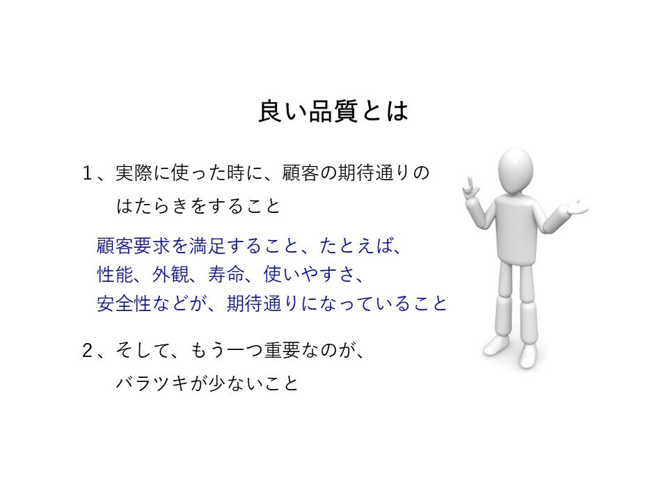 図1　「良い品質」とは何かを理解する