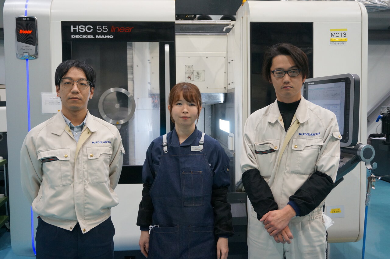 左から、安藤隆さん、小野田茜さん、槌谷俊三さん