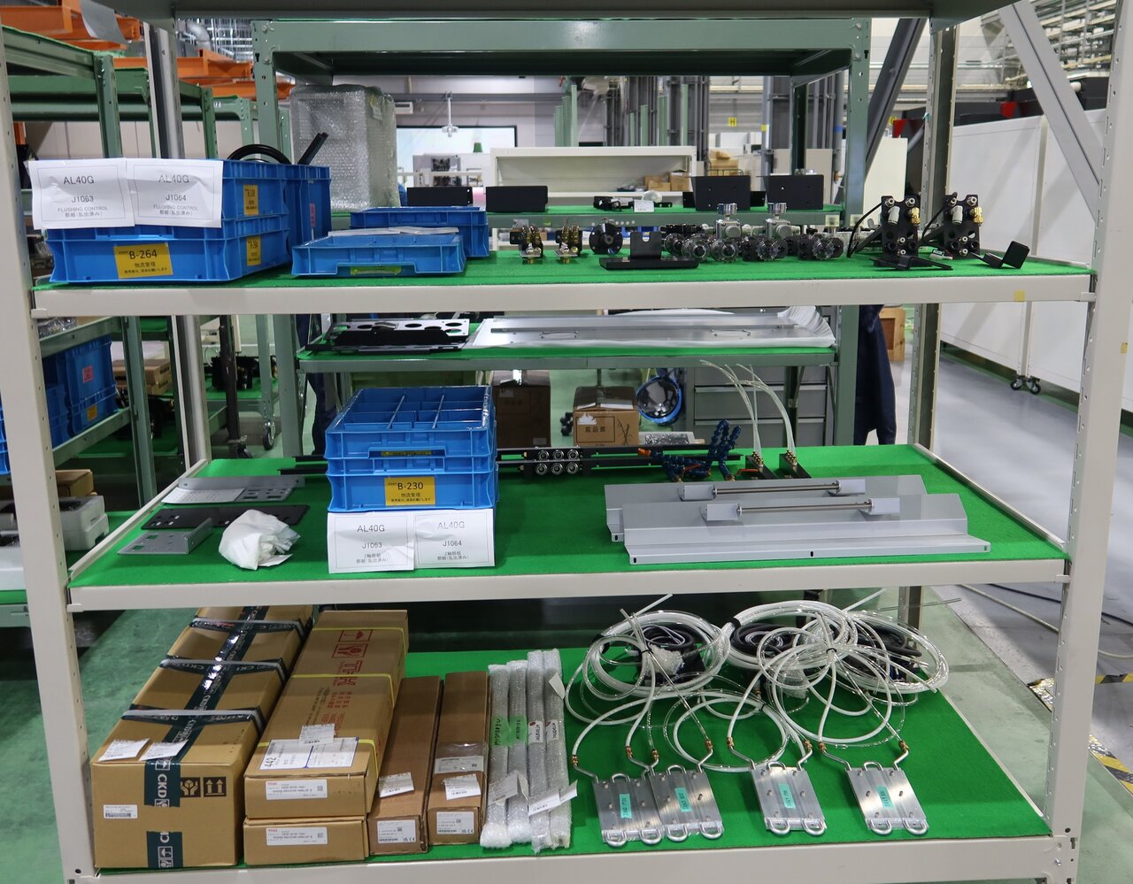 BOMの見直しで部品の整理整頓も進んだ 