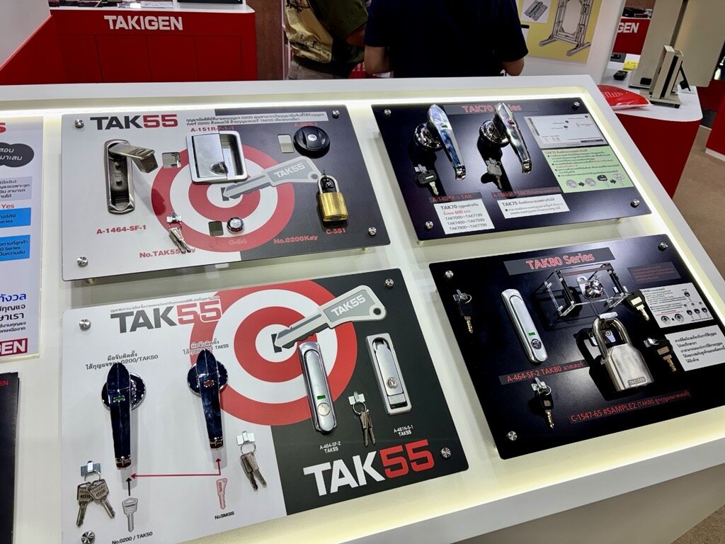 図６　TAKIGENの防犯性に優れたキーシステム製品