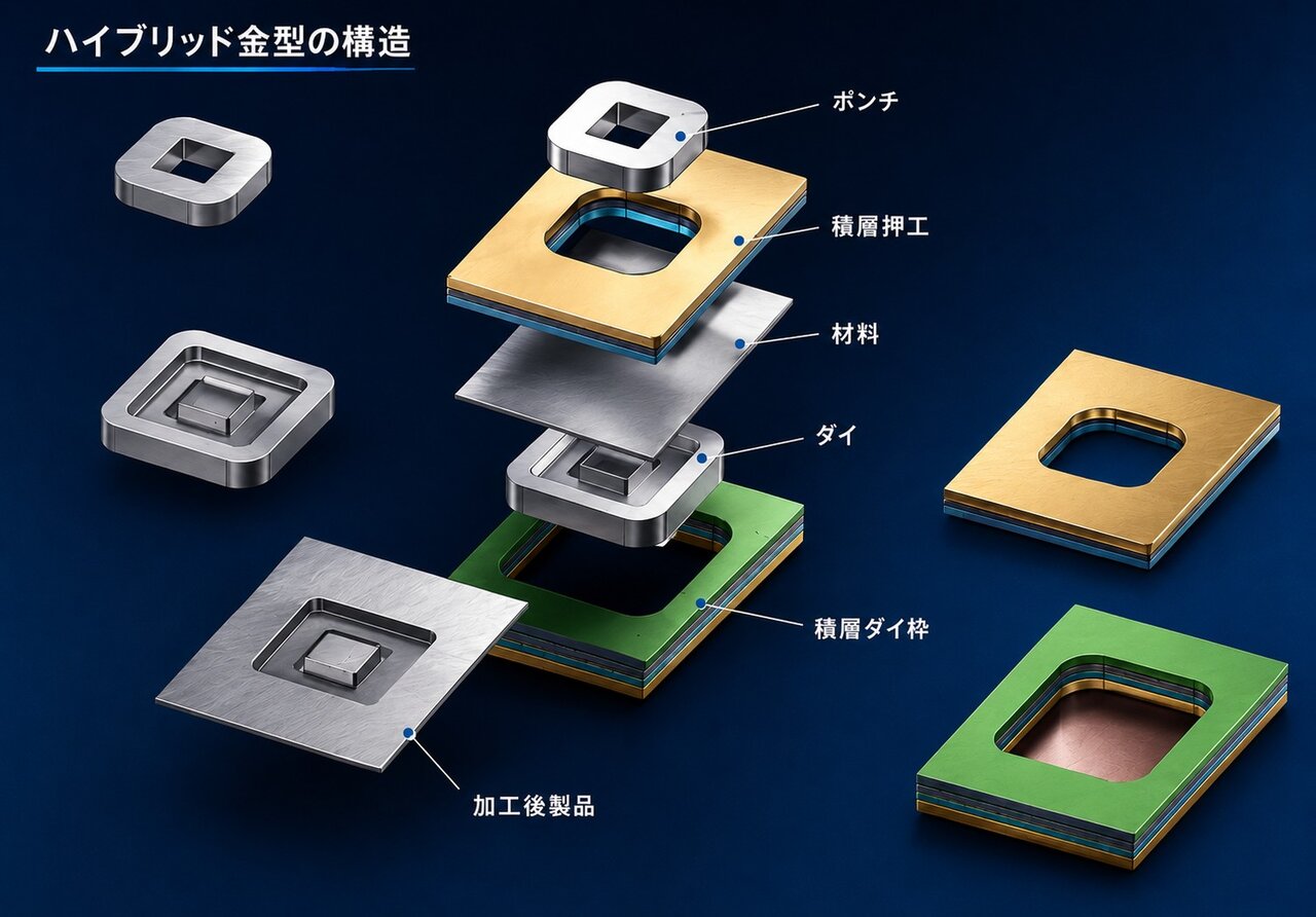 図1　ハイブリッド簡易金型（画像提供：豊里金属工業）