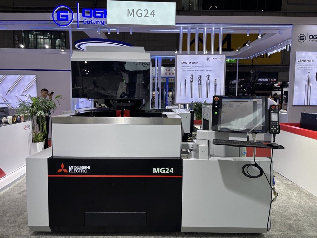 図4　中国市場の主力機種と位置付けるワイヤ放電加工機「MG」シリーズ