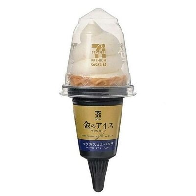 金のアイスワッフルコーン マダガスカルバニラ 180ml | セブンプレミアム公式