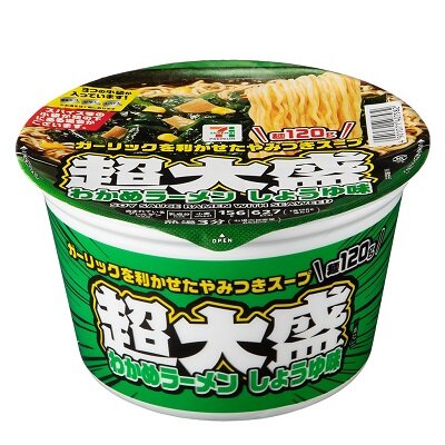 超大盛 わかめラーメン しょうゆ味 156g | セブンプレミアム公式