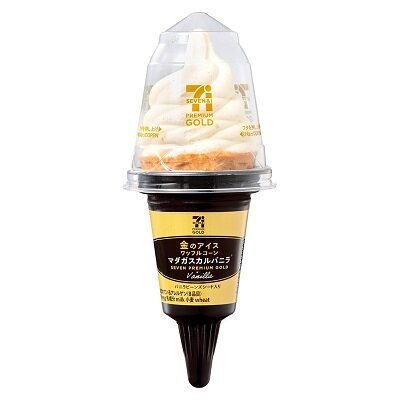 金のアイス ワッフルコーン マダガスカルバニラ 175ml | セブンプレミアム公式