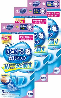 【まとめ買い】のどぬ~るぬれマスク 立体タイプ 無香料 普通サイズ 3セット ×3個