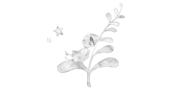 イメージイラスト:眠る小人