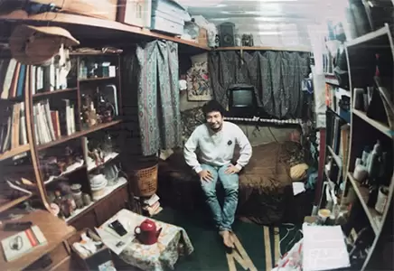  1990年 自治医科大学学生時代、寮の部屋で