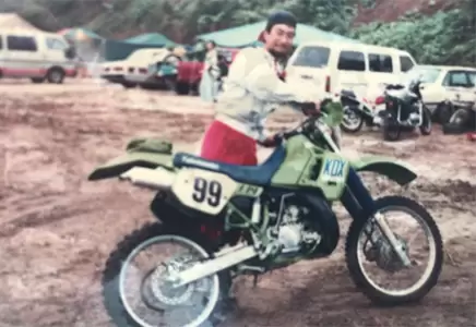   1991年 学生時代、夢中になったモトクロス