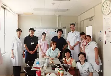 2011年 生協の診療所のスタッフたちと