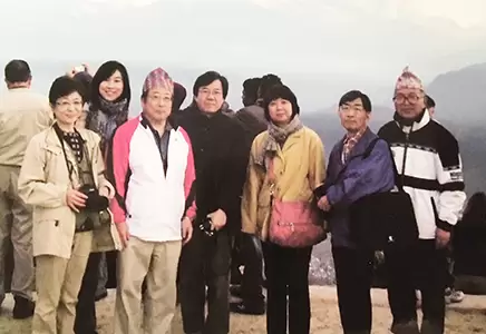 NGO「クロス」代表の楢戸 健次郎先生とネパールにて