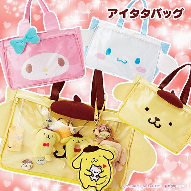 お気に入りを入れて持ち歩こう サンリオから話題の痛バッグ アイタタバッグ が発売 ガールズキャラクターマガジン Shuu Shuu Girl