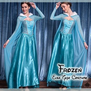 大ヒット映画『アナと雪の女王』のカーデマント付きドレス...