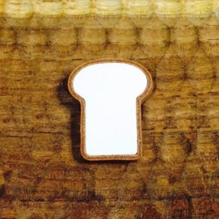 【Leather.com】革パンブローチ(食パン) (5986)