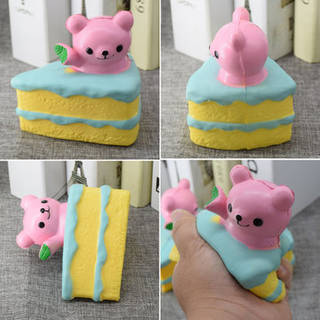 Squishy ベアケーキスクイーズ (26287)