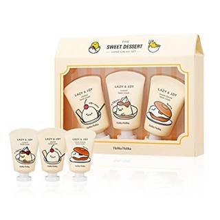 HOLIKA HOLIKA ぐでたま LAZY&JOYシリーズ デザート ハンドクリーム 3種セット Dessert Hand Cream 保湿クリーム ハンドケアクリーム 乾燥予防 韓国コスメ (33572)