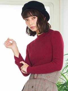 WEGO/リブハイネックニット(BS18AW09-L0...