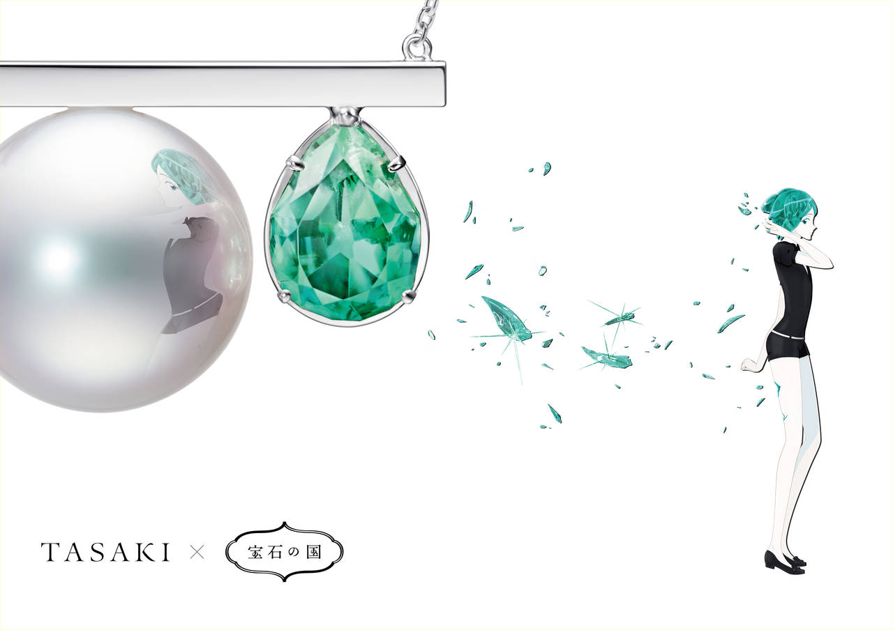 「TASAKI×宝石の国」ジュエリーコレクション発売記念イベント 阪急うめだ本店にて開催