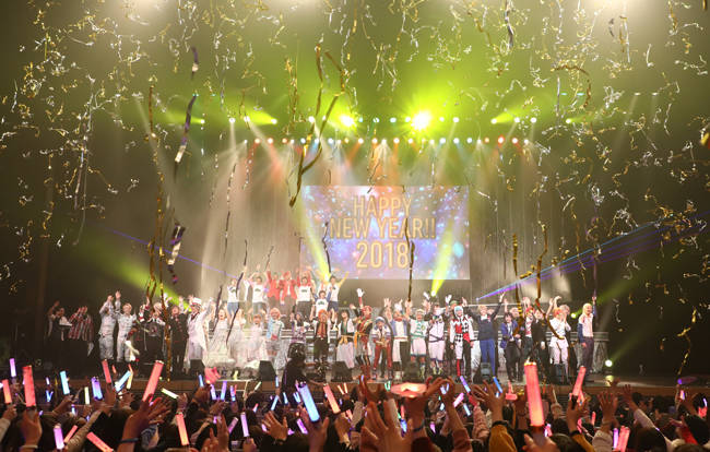 夢のクロスオーバーも実現!? 年越しカウントダウンも行われた『STAGE FES 2017』二部をレポート!