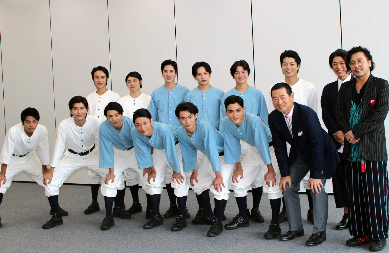 安西慎太郎が“選手宣誓!” 松田凌、多和田秀弥らキャストの熱い想いとは?|舞台『野球』会見レポート