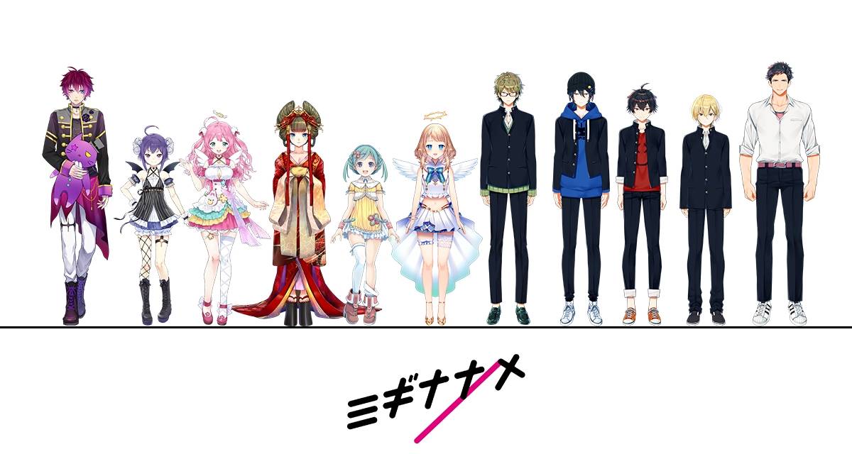 CandeeのVTuberプロジェクト第二弾『ミギナナメ/』8月31日に発足!