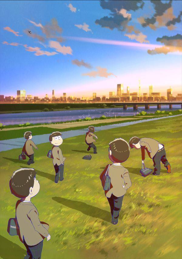 『えいがのおそ松さん』3/15公開! 学生服姿の6つ子のビジュアルが解禁