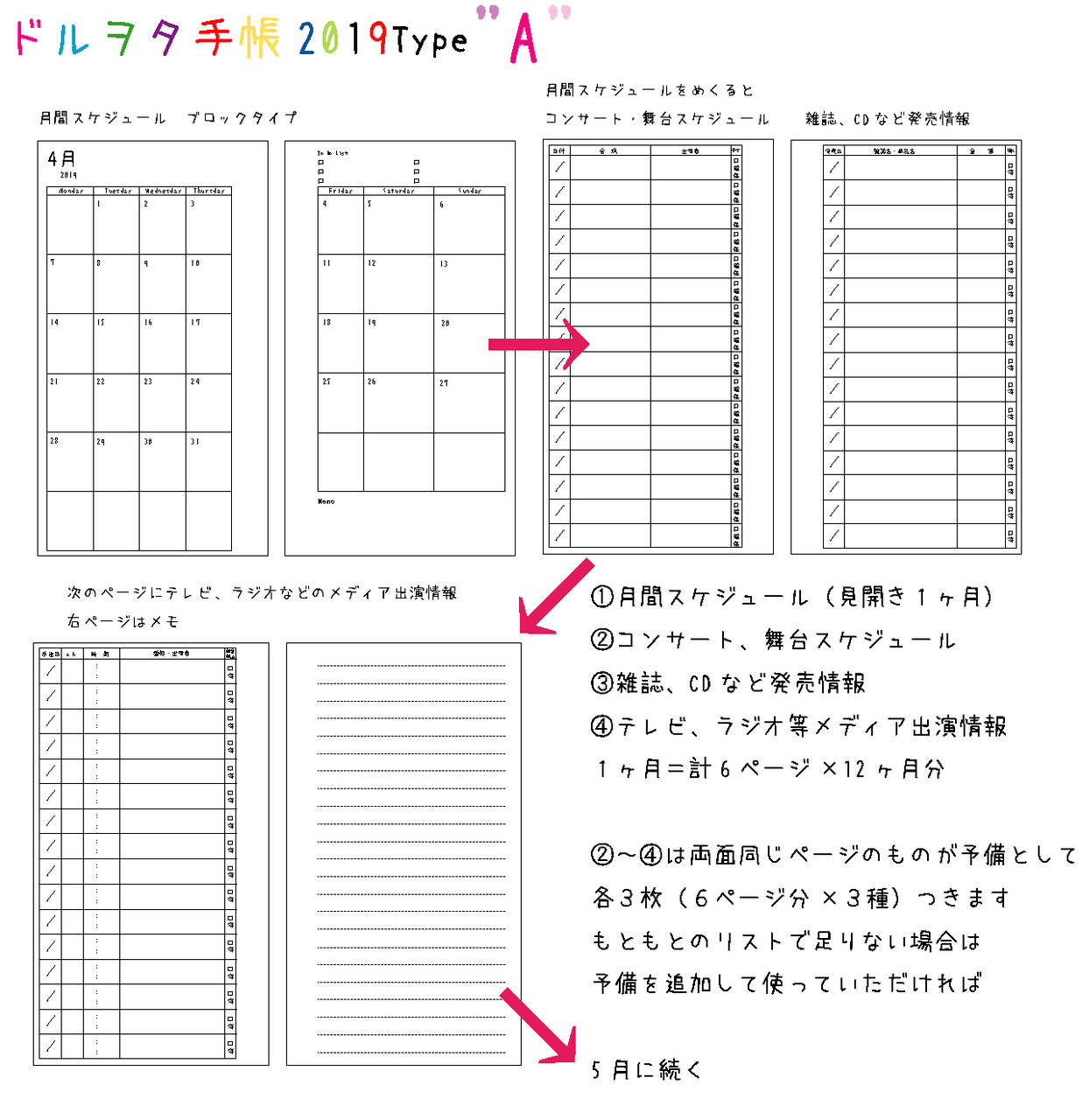 ヲタ活が捗る…!『ドルヲタ手帳2019』が予約開始 自担との思い出をこの一冊に