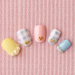 【2017春夏】大人の女性らしさがかわいい♡今夏流行のギンガムチェックネイル30選