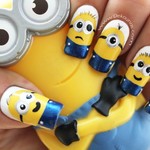 【ミニオンネイル】かわいすぎる♡セルフでもできるミニオンネイルのやり方とデザインカタログ