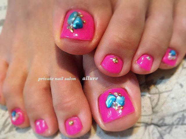 2018夏ターコイズネイルの季節到来人気デザイン40選