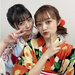 Popteen専属モデルのあやみん・ゆなたこの浴衣姿が可愛すぎて画面が美しいと話題に。