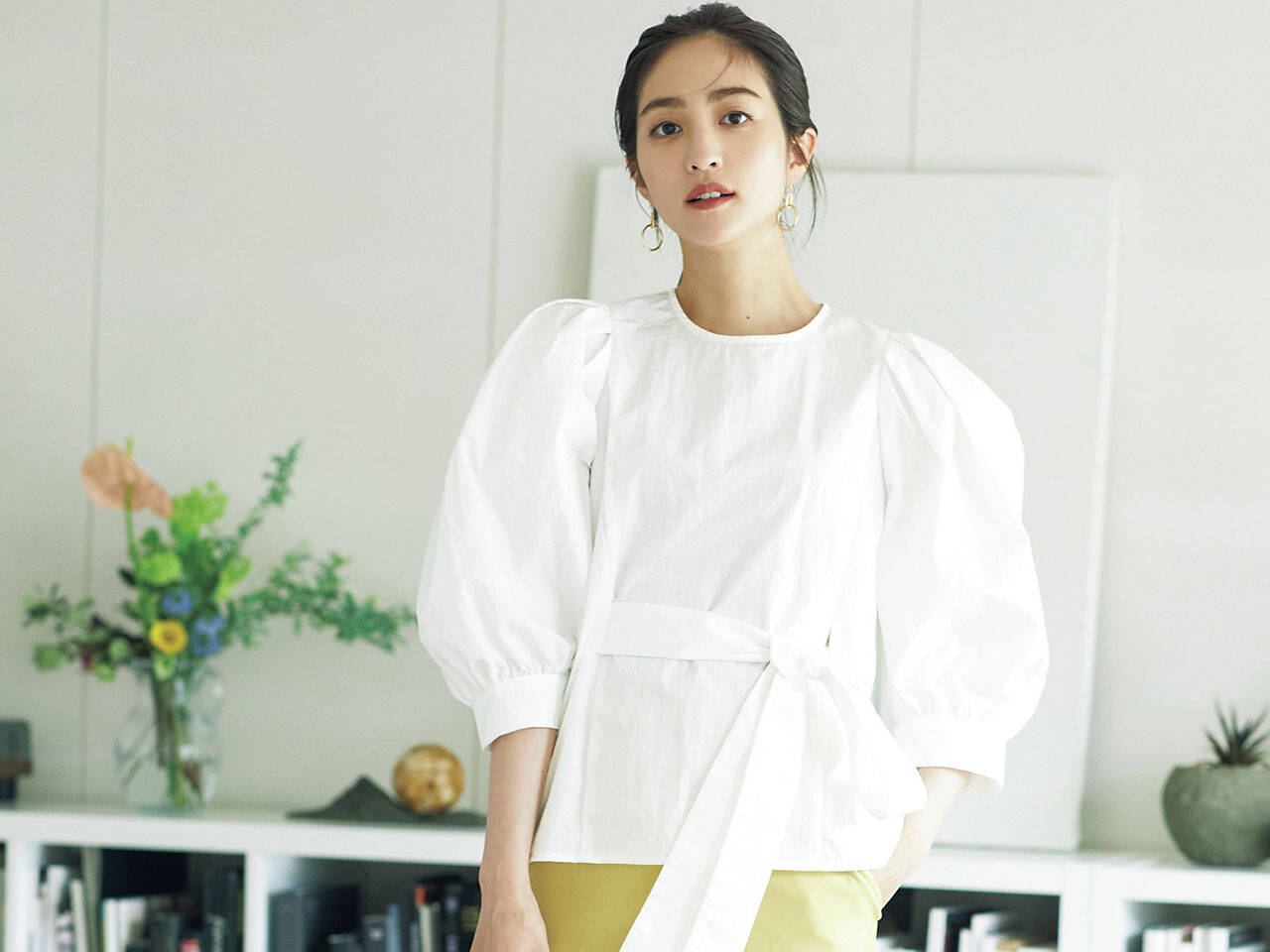 Drawer - CLNE ボリュームブラウス　2 ホワイトにこちゃん専用です CLNE ボリュームブラウス 2 ホワイトにこちゃん専用です