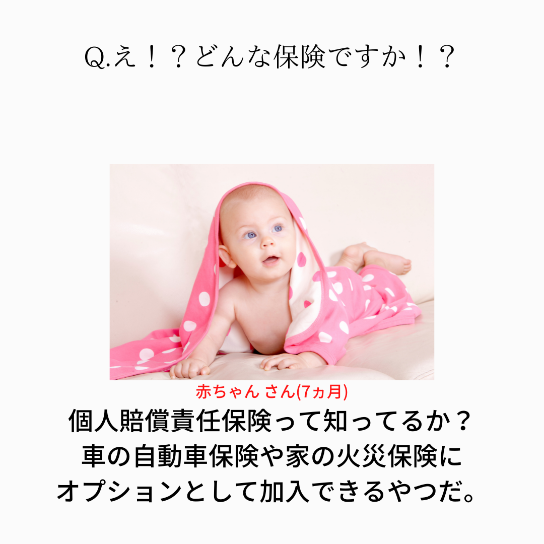 コスパ最強 個人賠償責任保険とは 赤ちゃんにお金のハナシを聞いてみたvol 33 しげ 節約お兄さん 日本一わかりやすいお金の話 With Online 講談社公式 恋も仕事もわたしらしく