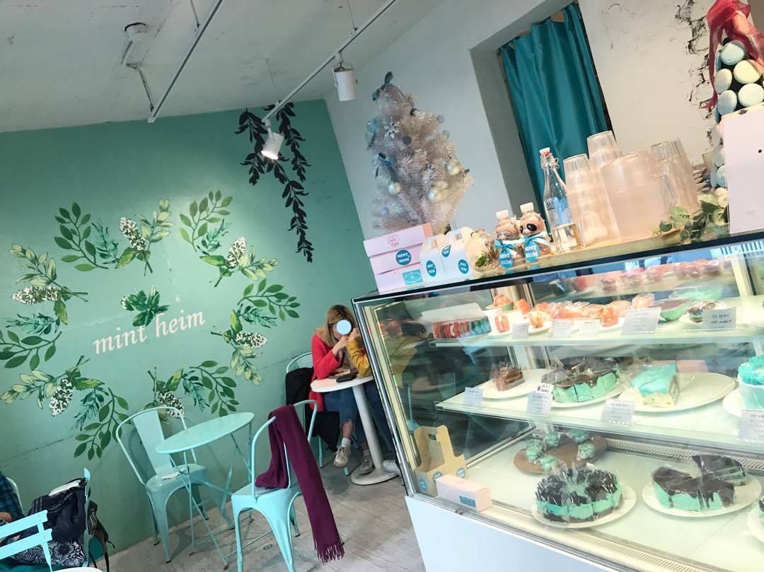 2ページ目】韓国のチョコミント専門カフェ♡mint heimへ【#with girls