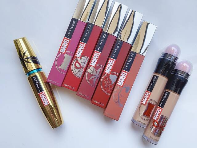 アメコミ好き必見 数量限定 Marvel Maybeline コラボが可愛すぎる コスメ最新トレンド情報のまとめ