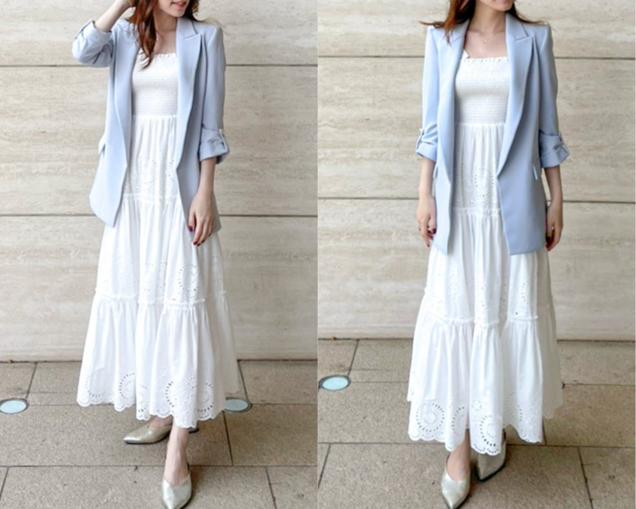 Zaraで見つけたマキシ丈ワンピース 162cmのオンオフコーデをご紹介 With Online 講談社公式 恋も仕事もわたしらしく