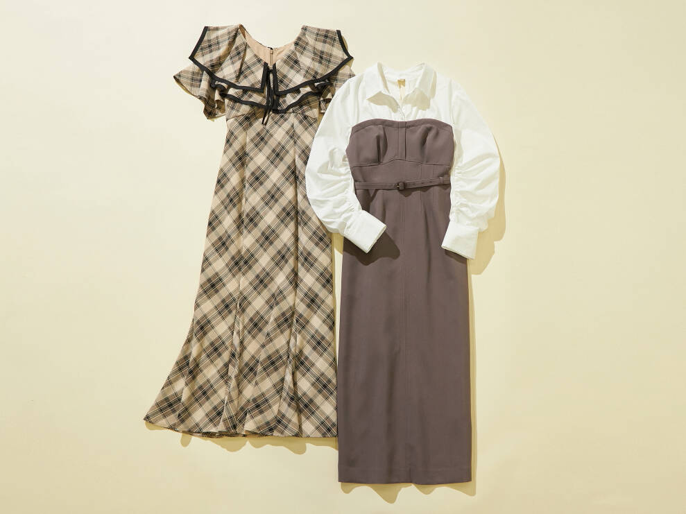 一枚で華やか 人気6ブランドのワンピでレディな秋 開幕 ファッションで私らしく With Online 講談社公式 恋も仕事もわたしらしく