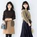 ・小山田早織さんが指南!旬のチョコレートブラウンで大人可愛いコーデの作り方