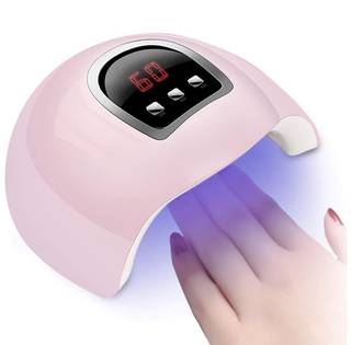 LEDネイルドライヤー UVライト 54W ハイパワ...