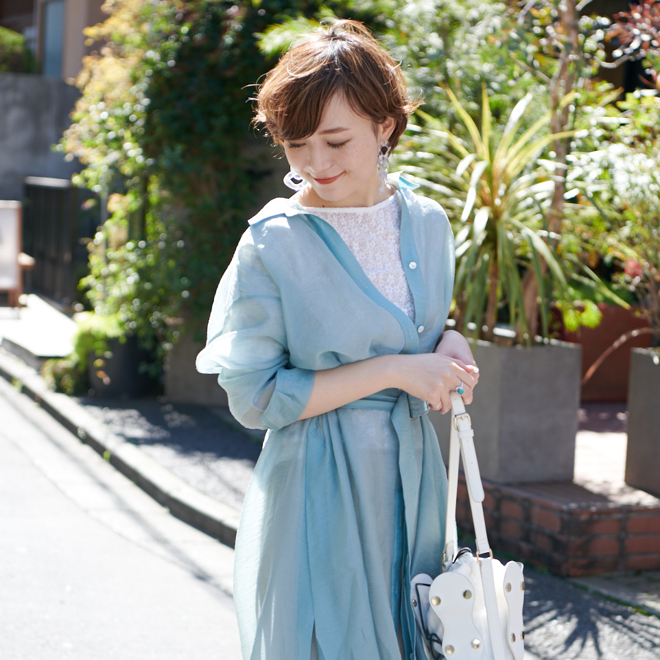 ウエストマークカシュクールブラウス レディース withcloset】ウエストマークのカシュクールブラウス×タイト