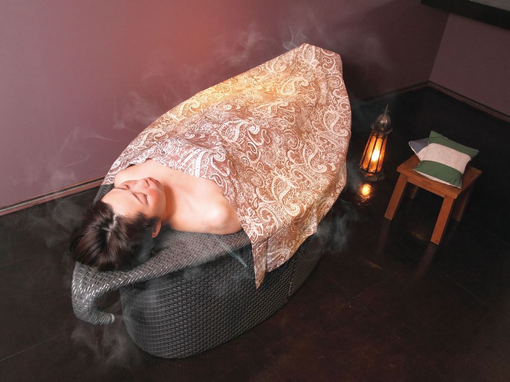 葉MAM スチームベッド ハマム よもぎ蒸し