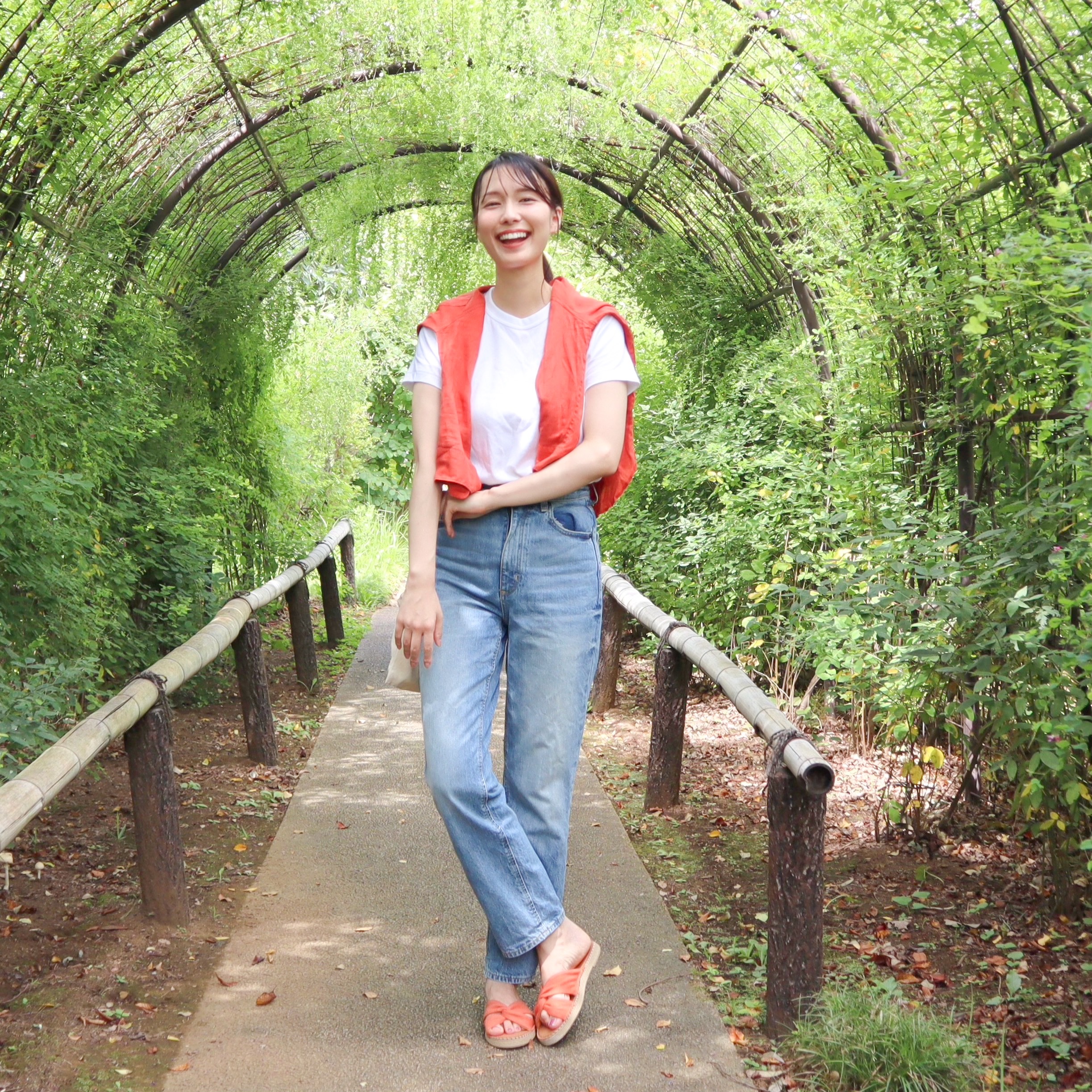 UNIQLO GU】白Tデニムみかん with lab｜ファッション - with online 