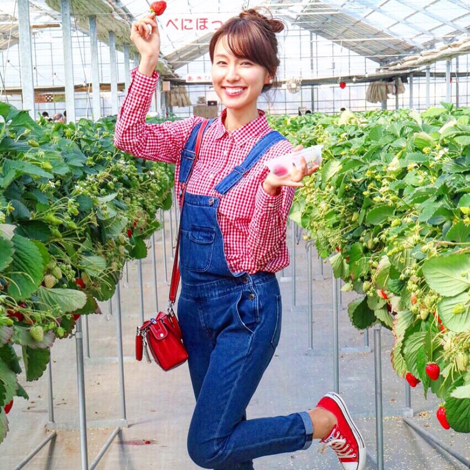 今日のコーデ 春だよ いちご狩りguコーデ Ootd With Lab ファッション With Online 講談社公式 恋も仕事もわたしらしく