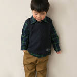 男の子の秋冬シャツコーデ。かっちりからラフまでおしゃれを楽しもう