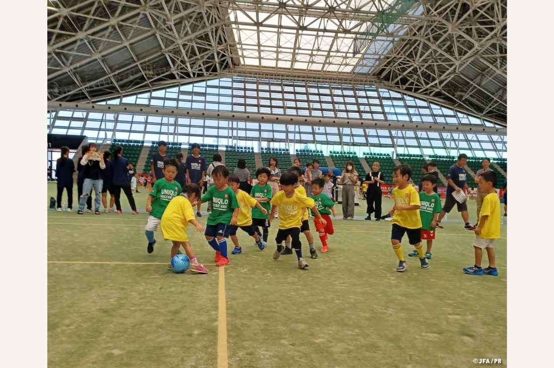 未就学児あつまれ！サッカー未経験OK！JFAユニクロサッカーキッズ in 三重
