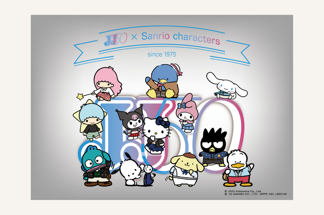 【JJ創刊50周年記念】サンリオとコラボしたスペシャルPOP-UPストア開催