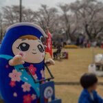 「岩倉桜まつり」に合わせ「ミニSLマーケットat夢さくら公園」を開催
