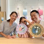 親子で会話を楽しむ大人気の夏休みワークショップ「はねランド パズルCLOCK」
