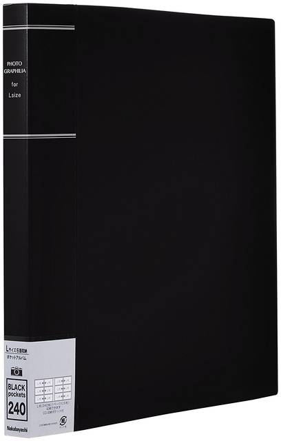 Amazon.co.jp: ナカバヤシ アルバム フォトグラフィリア L判 240枚 3段6面 ブラック PH6L-1024-D: 文房具・オフィス用品